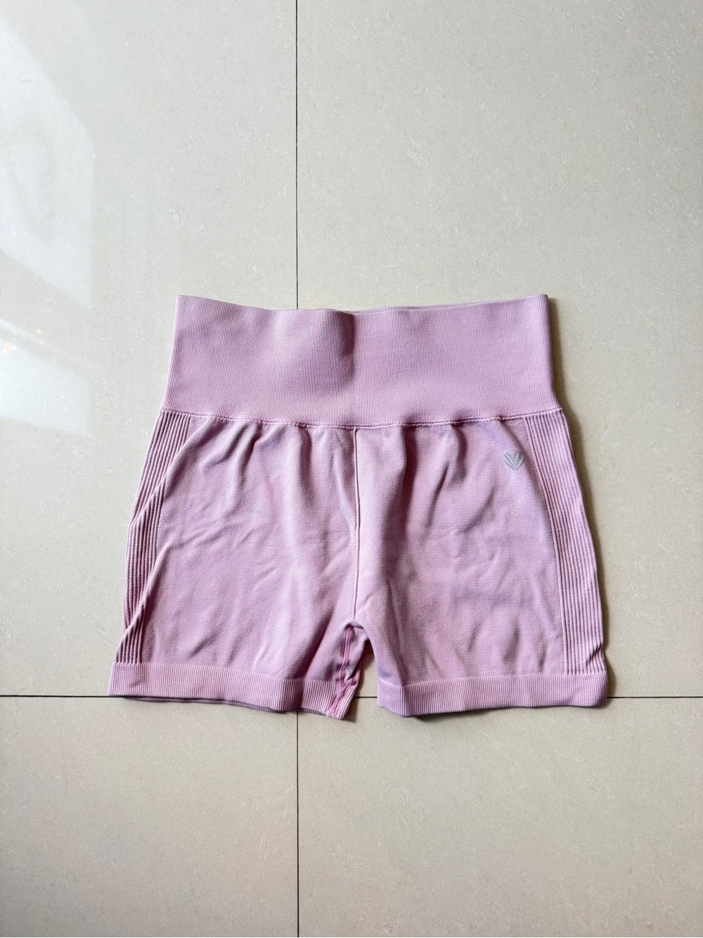 Seamless High-Waist Pink Women’s Workout Shorts